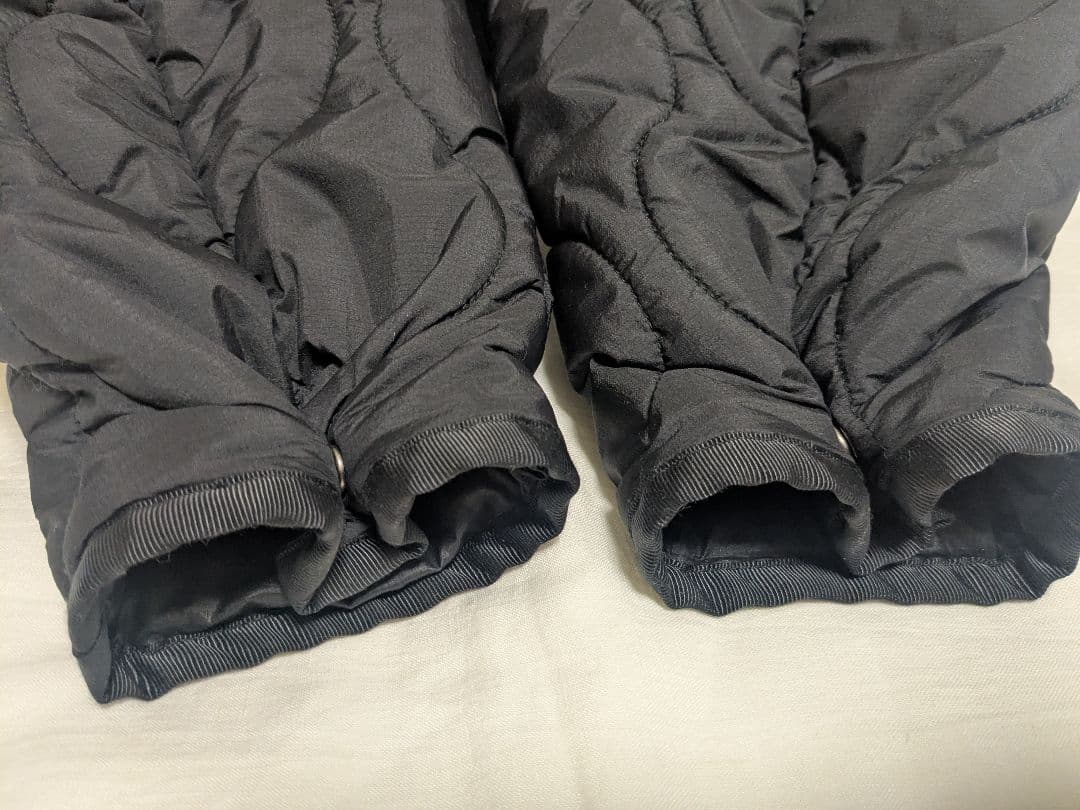 別注 WILD THINGS×TOMORROWLAND キルティングコート 黒