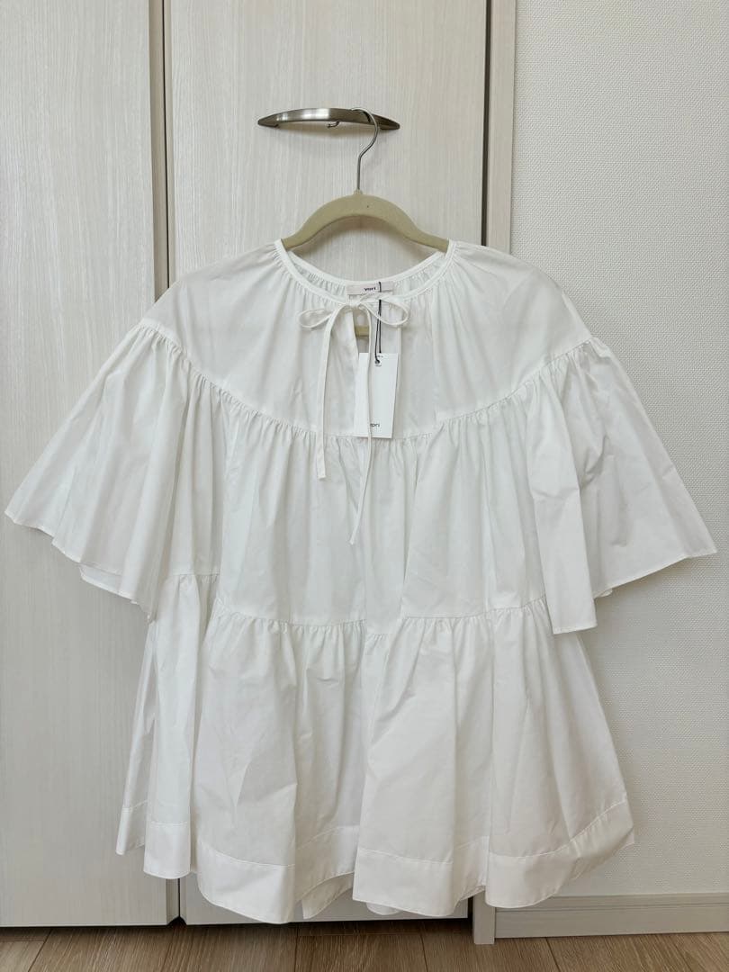 新品⭐︎yori ボリュームギャザーサマーブラウス