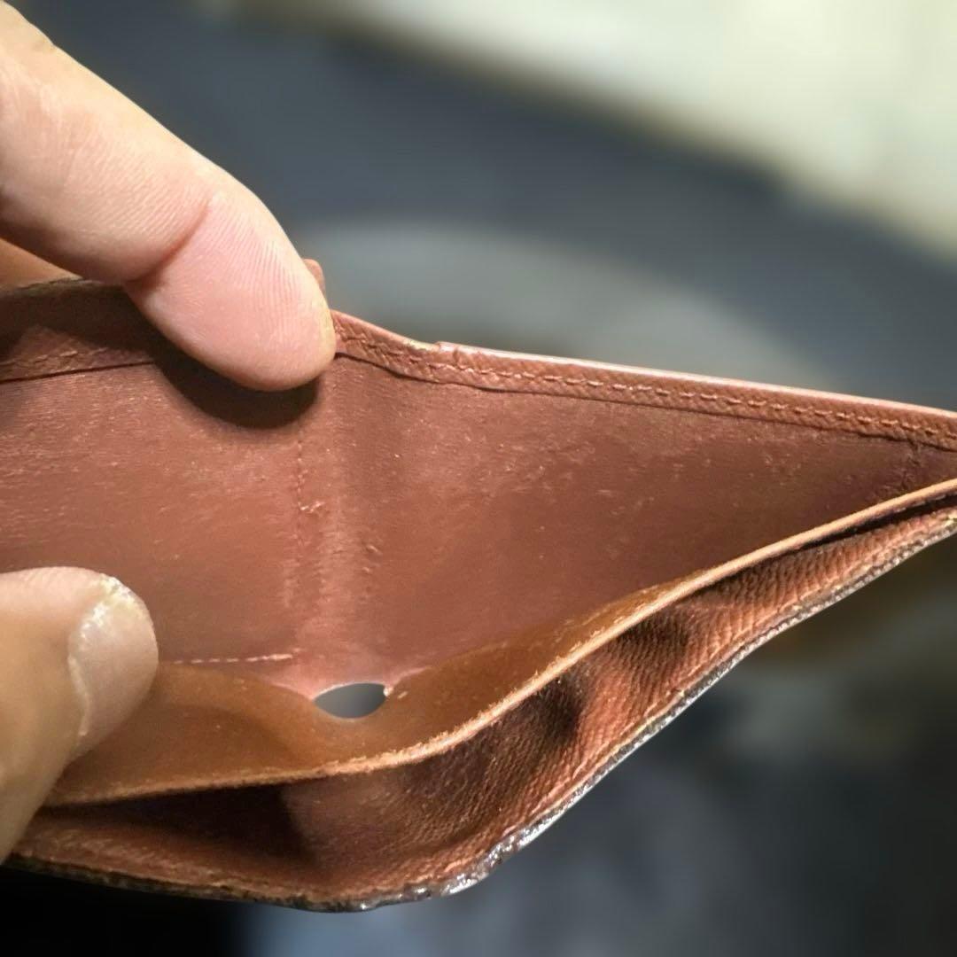 ⑤☆優良品☆モノグラム ♪マルコ☆2つ折り財布★ポケットあり