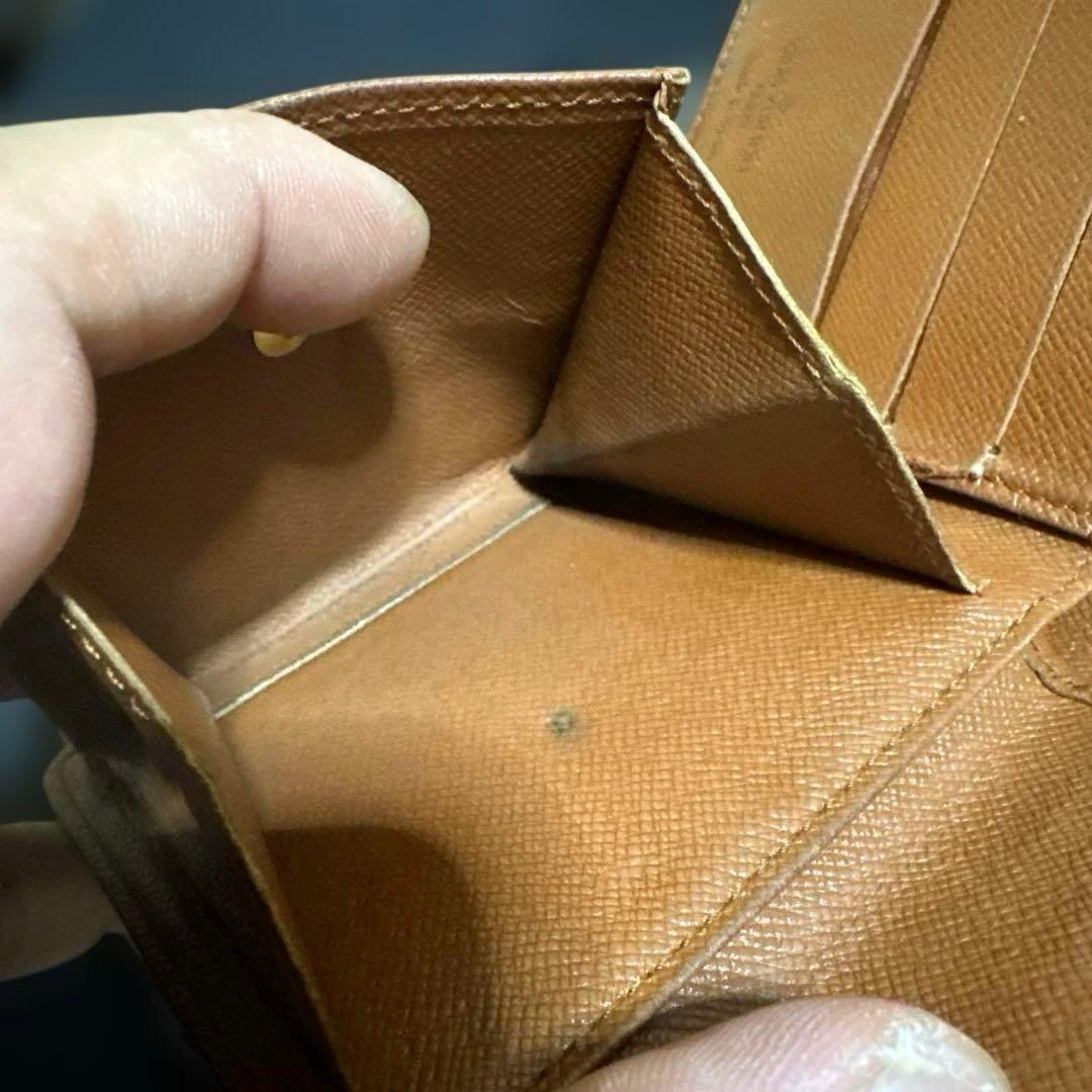 ⑤☆優良品☆モノグラム ♪マルコ☆2つ折り財布★ポケットあり