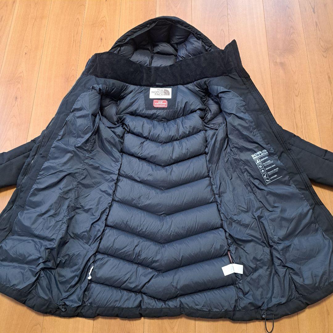 【大人気】ノースフェイス ミドル丈 ダウンコートGORE レディースS