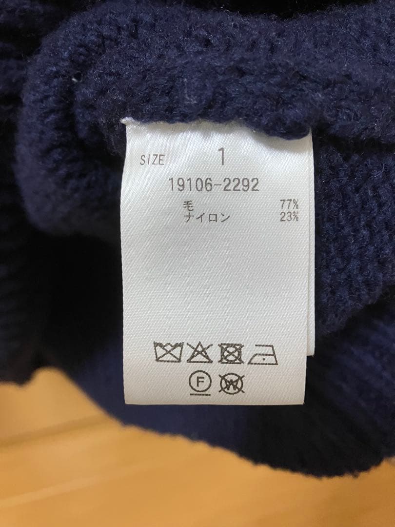 トップス CLANE POCKET ZIP KNIT TOPS