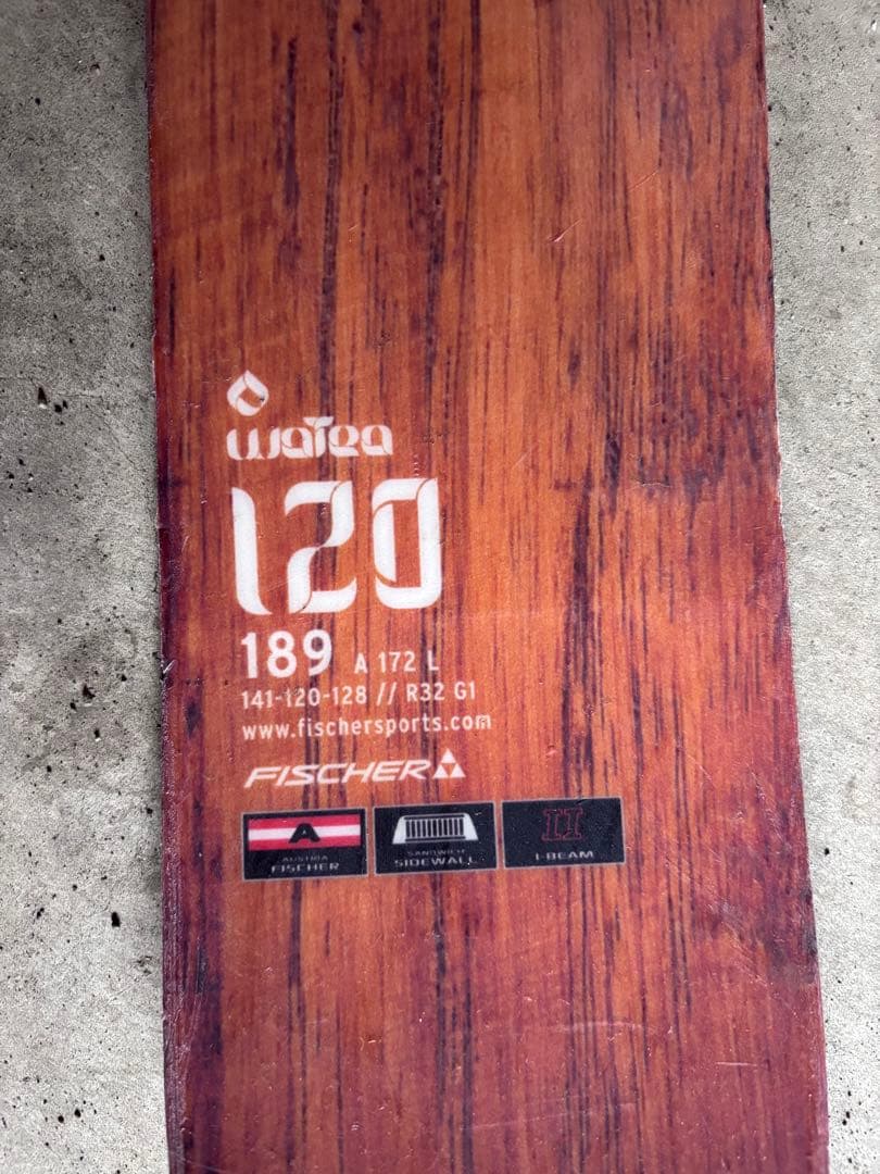 Fischer watea120 189cm テレマークスキー