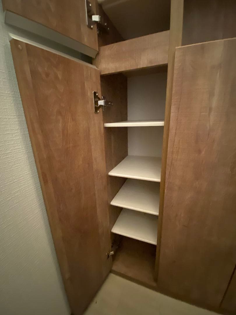 再値下！LOWYA 国産シューズラック ミラー付き※ たのメル便送料含む