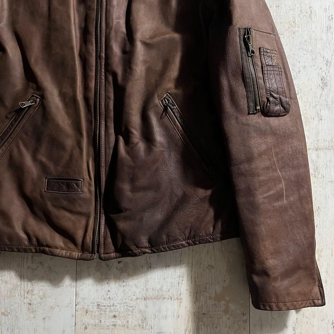 dezert デザート イタリア製 本革 皮革 レザー ライダース ジャケット