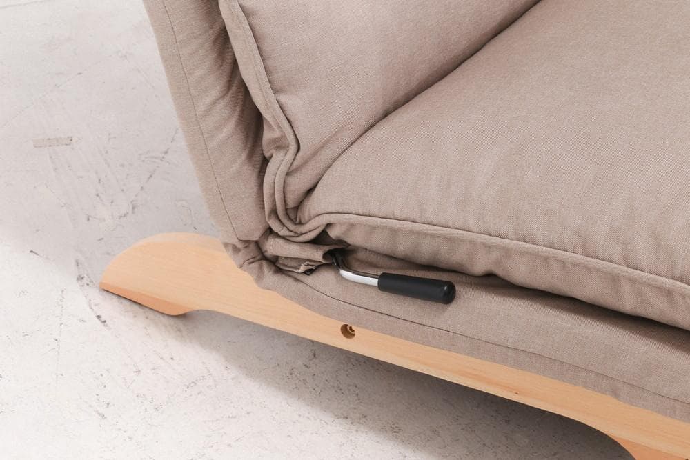 【新品・送料無料】ダブルクッション座椅子　フィット２　１Ｐ　ＢＥ