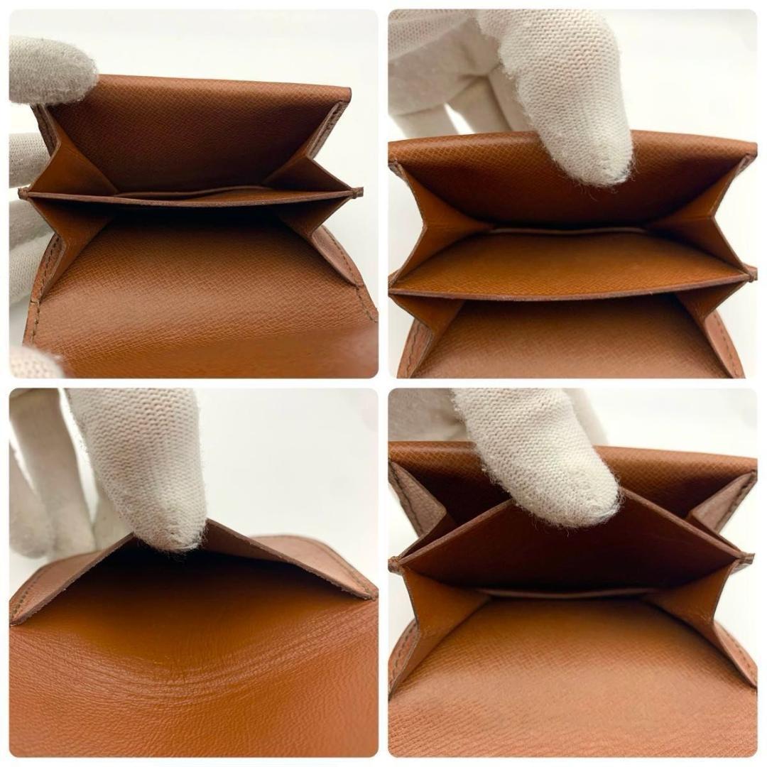 鑑定済み 美品 ルイヴィトン ポルトモネ グゼ ケース 財布 コンパクト