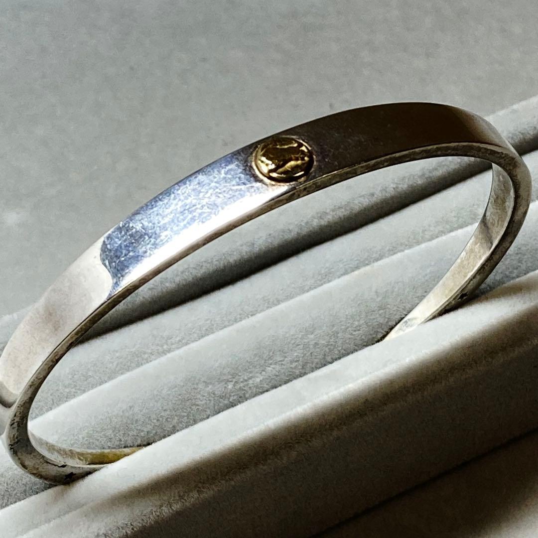 ILBISONTE/イルビゾンテ K18/925 バングル　22g