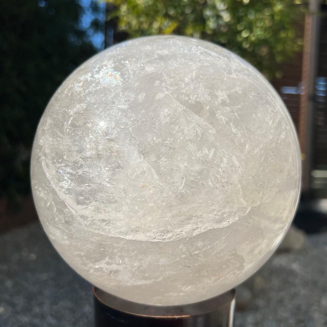 ☆限定一点物☆究極のお宝品 極上家宝級 大宝珠☆極大 本水晶 丸玉 天然石