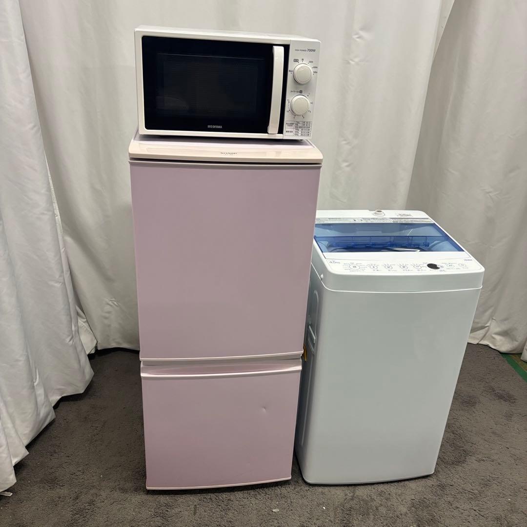 9　洗濯機　洗濯機　電子レンジ　一人暮らし　SHARP　家電セット　設置無料