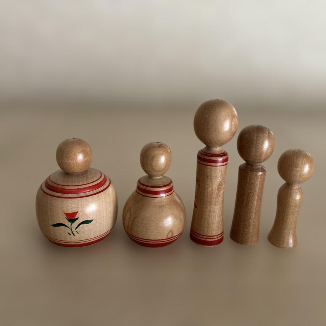 大沼秀顕工人 こけし【蓋付きえじこ】