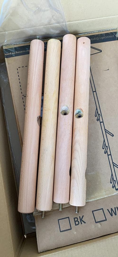 木製ポールハンガーハンガーラック 倒れにくい 落ちにくい 調節可能