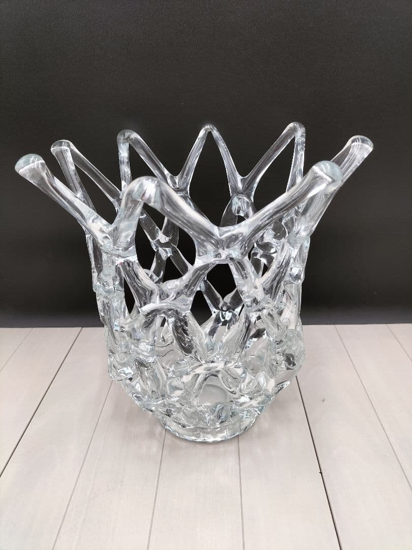 ガラスフラワーベース◆インテリア雑貨◆置物◆オブジェ◆I−2507FB20