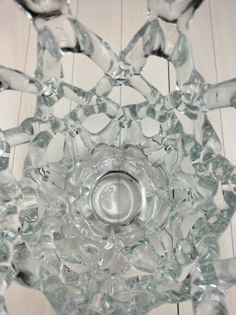 ガラスフラワーベース◆インテリア雑貨◆置物◆オブジェ◆I−2507FB20