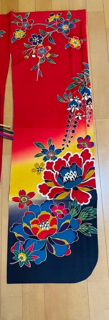 レトロモダン 豪華12点フルセット✨振袖 成人式 赤 古典柄 3回着用美品