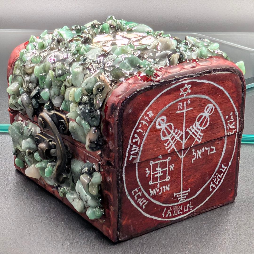 【1点物】 ソロモン王の鍵 護符魔術オルゴンボックス〜木星エメラルドタブレット〜