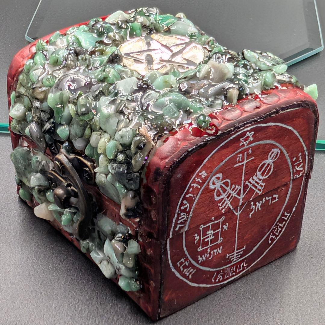 【1点物】 ソロモン王の鍵 護符魔術オルゴンボックス〜木星エメラルドタブレット〜