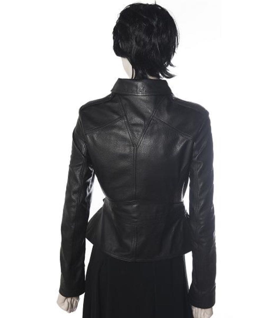 ジャケット・アウター Alexander McQueen LEATHER BIKER JACKET