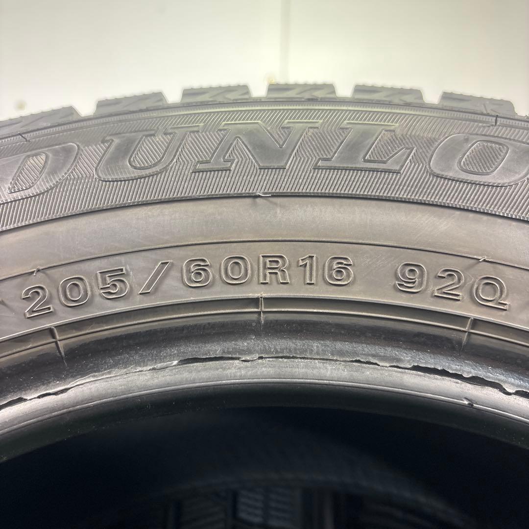 205/60R16 ダンロップ WM02 4本 送料無料 冬タイヤ T1717