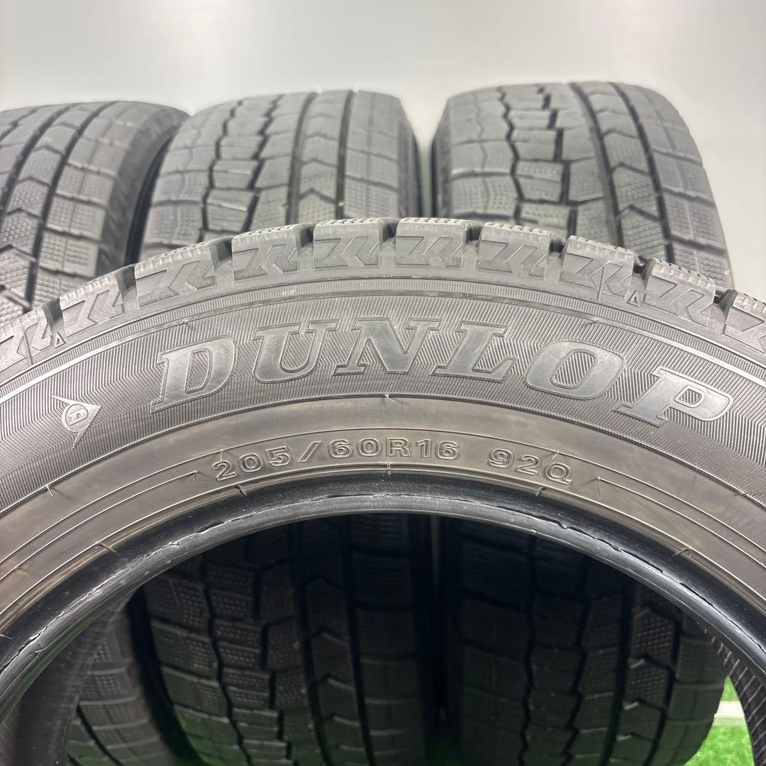 205/60R16 ダンロップ WM02 4本 送料無料 冬タイヤ T1717