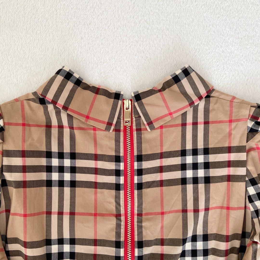 未使用級　現行　Burberry ノバチェック　ワンピース　膝丈　レディースS