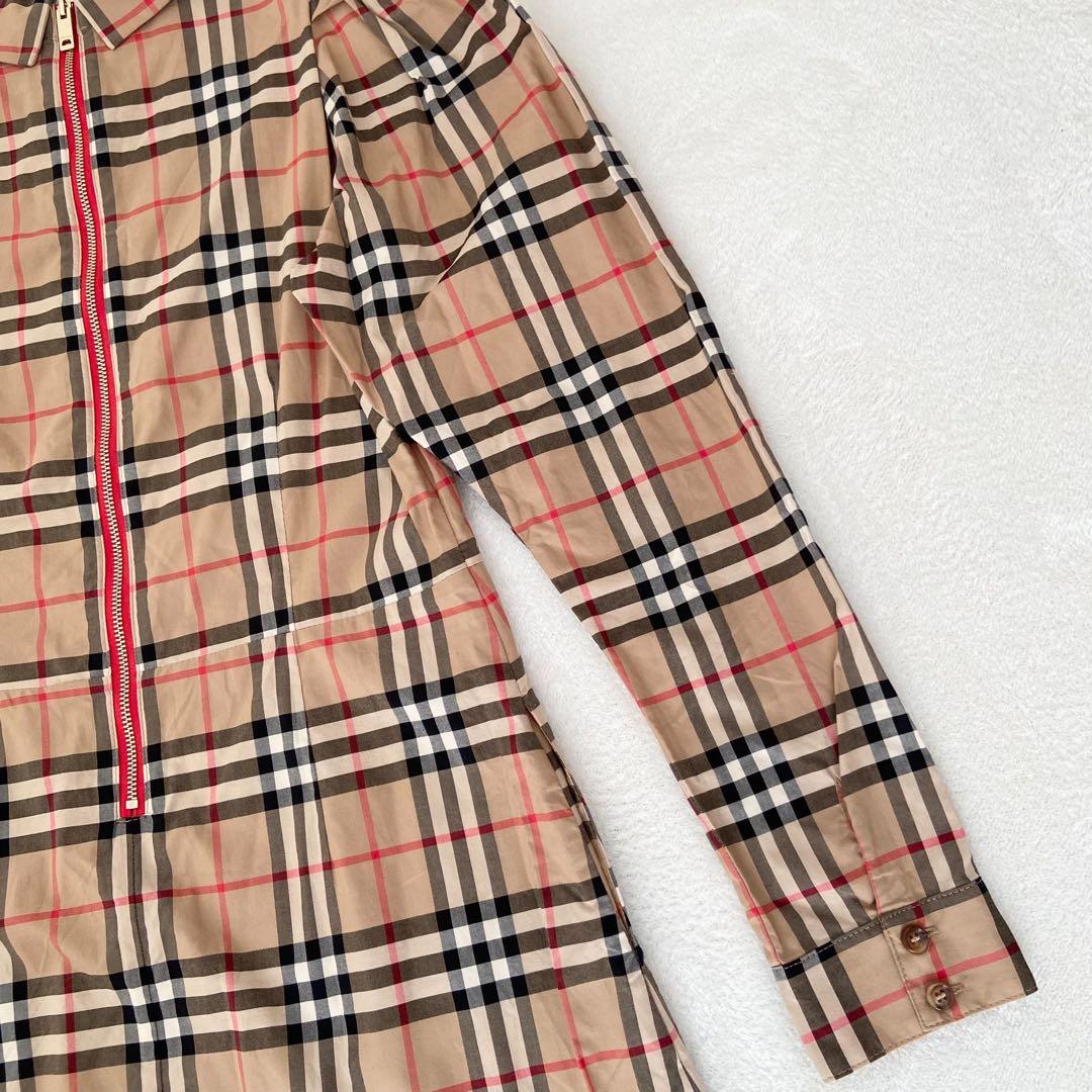 未使用級　現行　Burberry ノバチェック　ワンピース　膝丈　レディースS