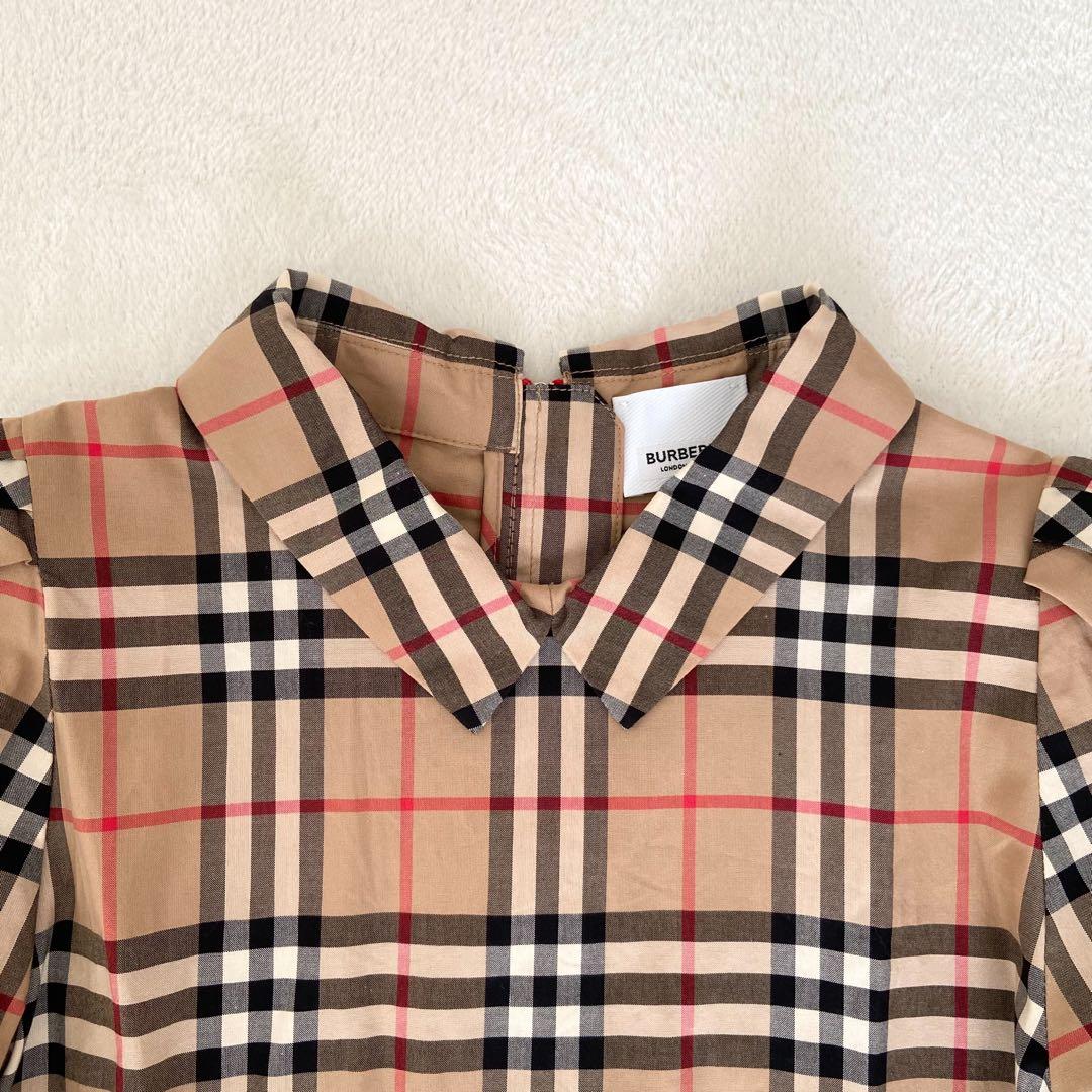 未使用級　現行　Burberry ノバチェック　ワンピース　膝丈　レディースS