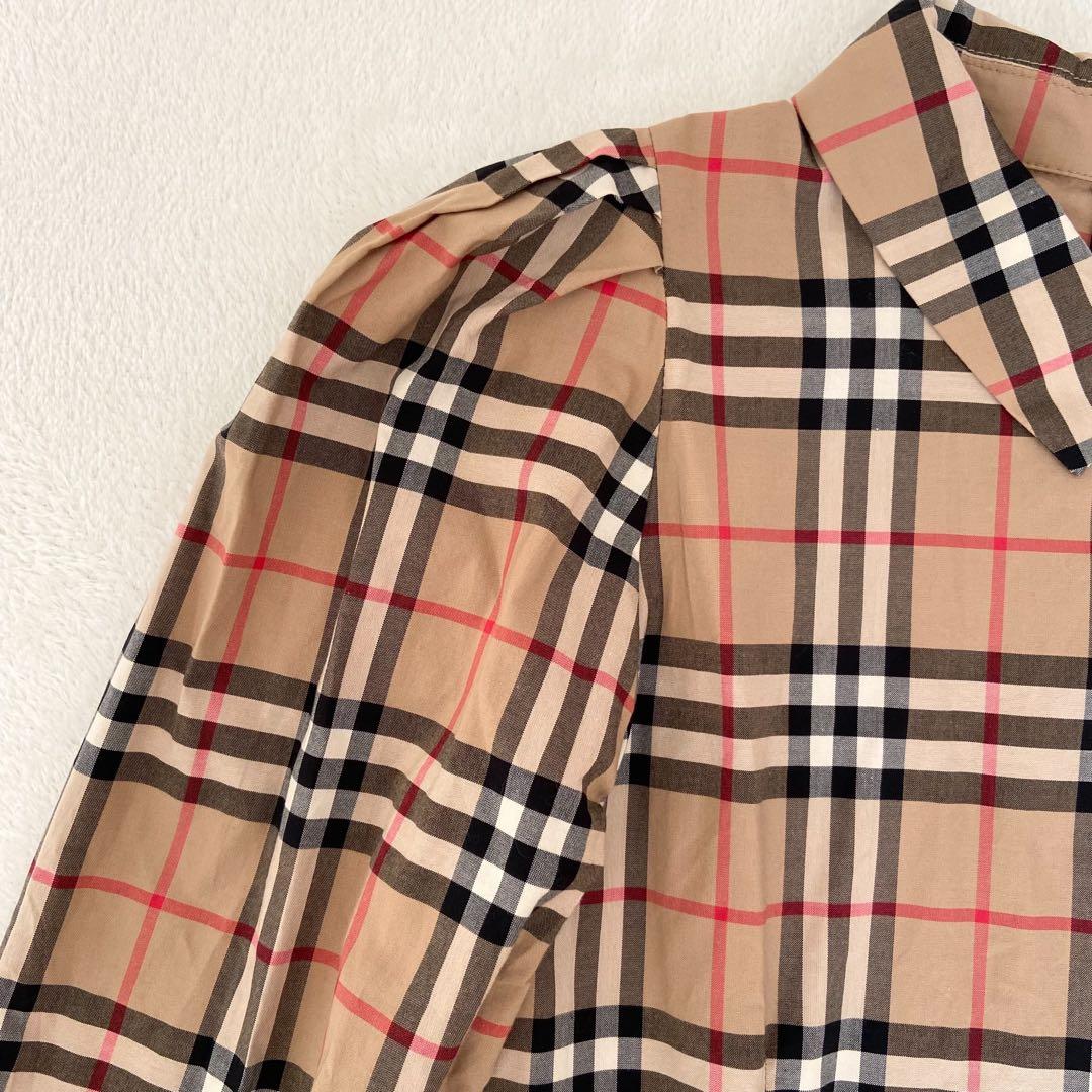 未使用級　現行　Burberry ノバチェック　ワンピース　膝丈　レディースS