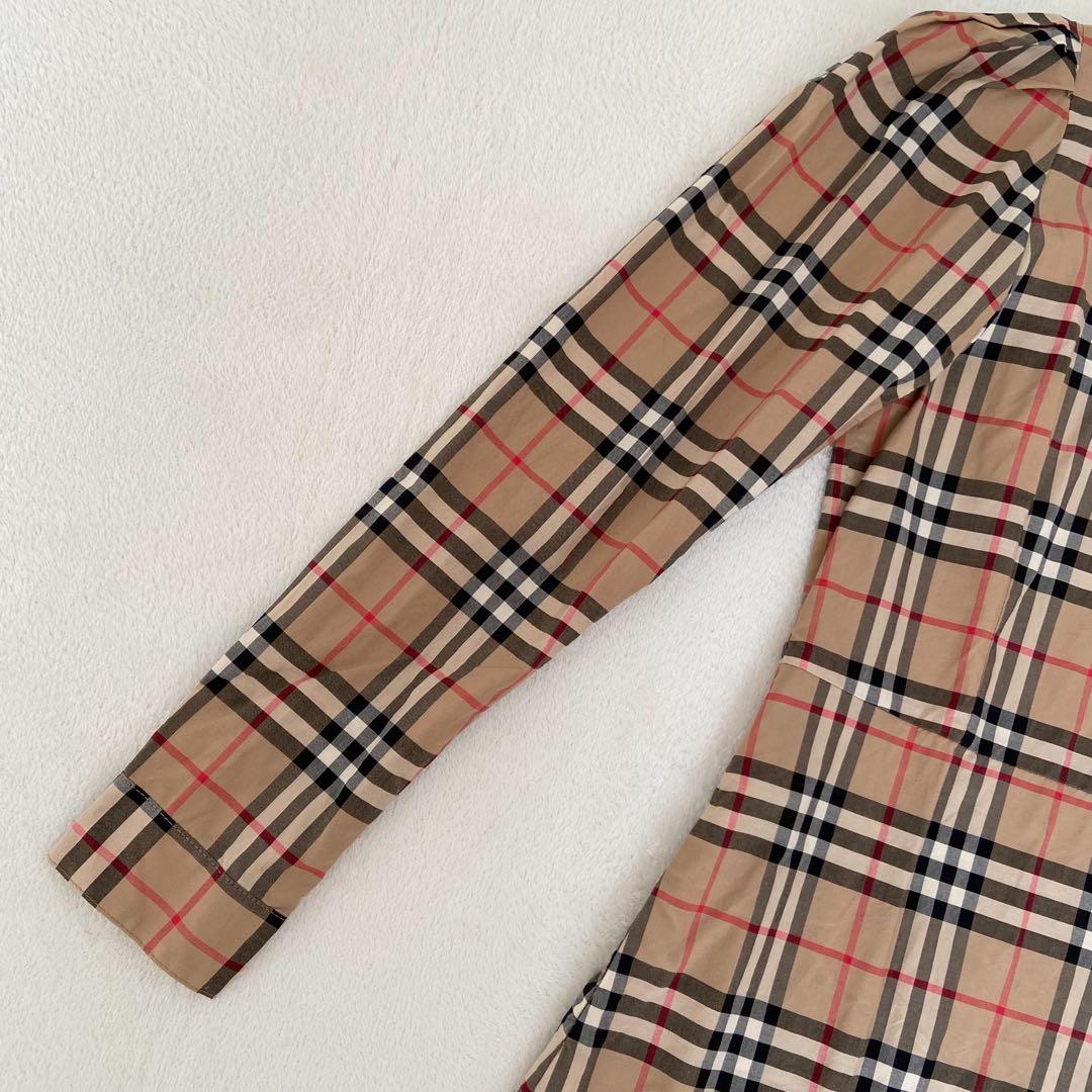 未使用級　現行　Burberry ノバチェック　ワンピース　膝丈　レディースS