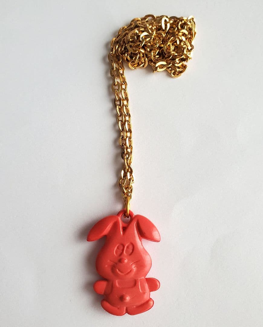 激レア！昭和レトロ カバヤ セボンスター 初期 うさぎ ペンダント 中古品