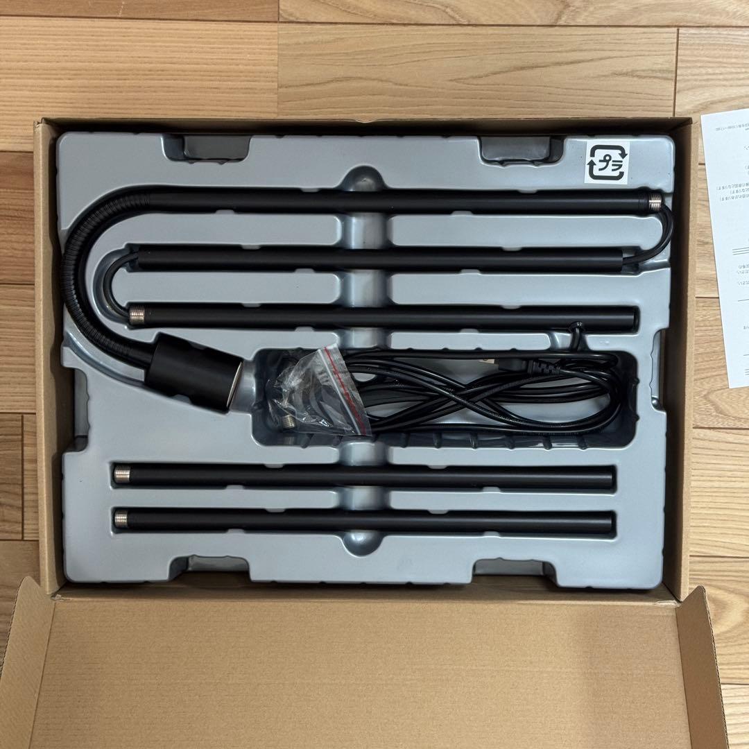 【美品】バレル　フレキシブルアームライトスタンド ブラック