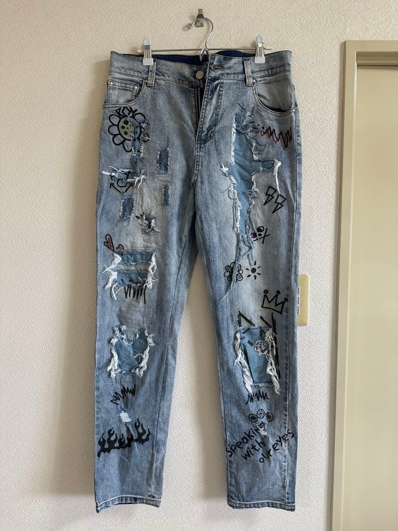 LiSA ROY reflect overjoy デニムパンツ Mサイズ