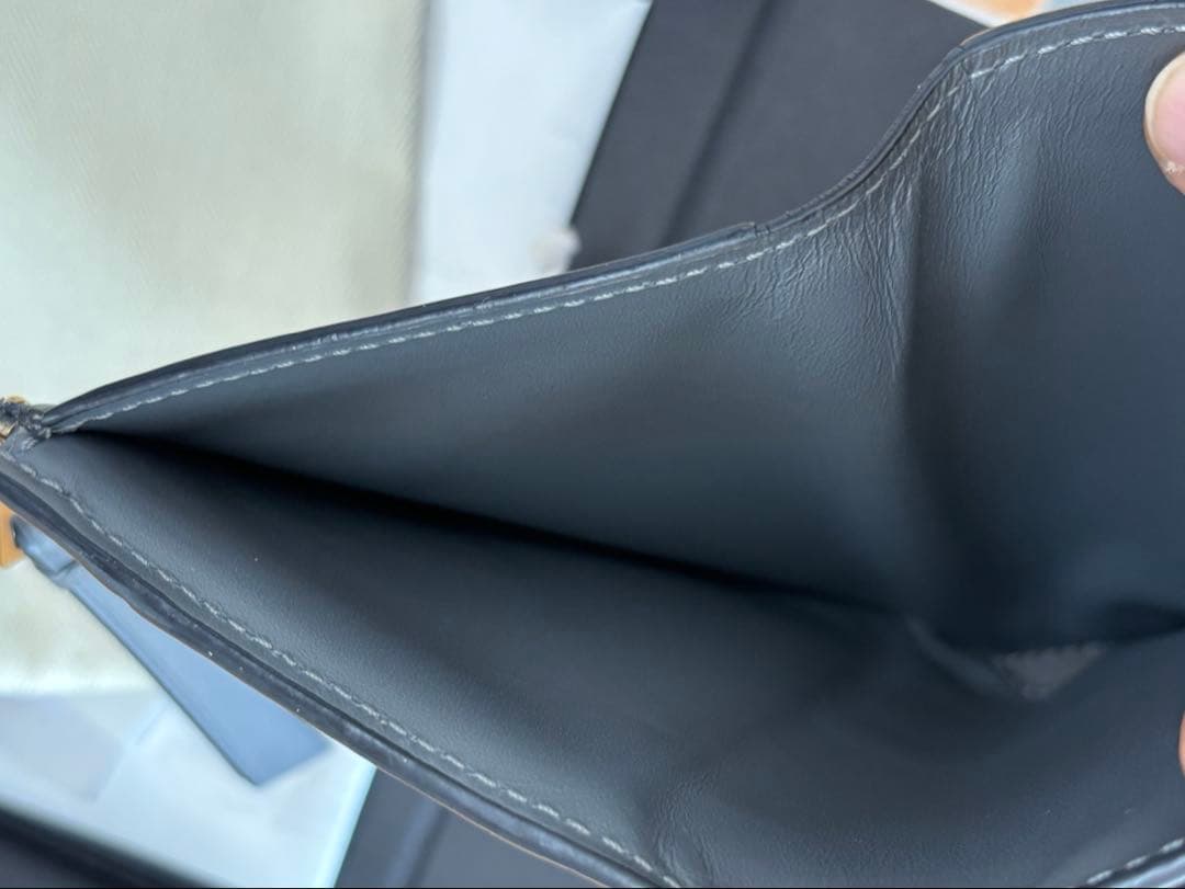 パズル 美品 スリムコンパクト ジップウォレット LOEVE ロエベ 付属品完備