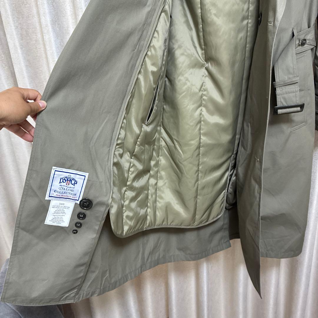 DSCP トレンチコート／サイズ34R／カーキ