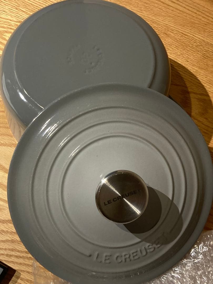 LE CREUSET ミストグレー 琺瑯鍋　20cm