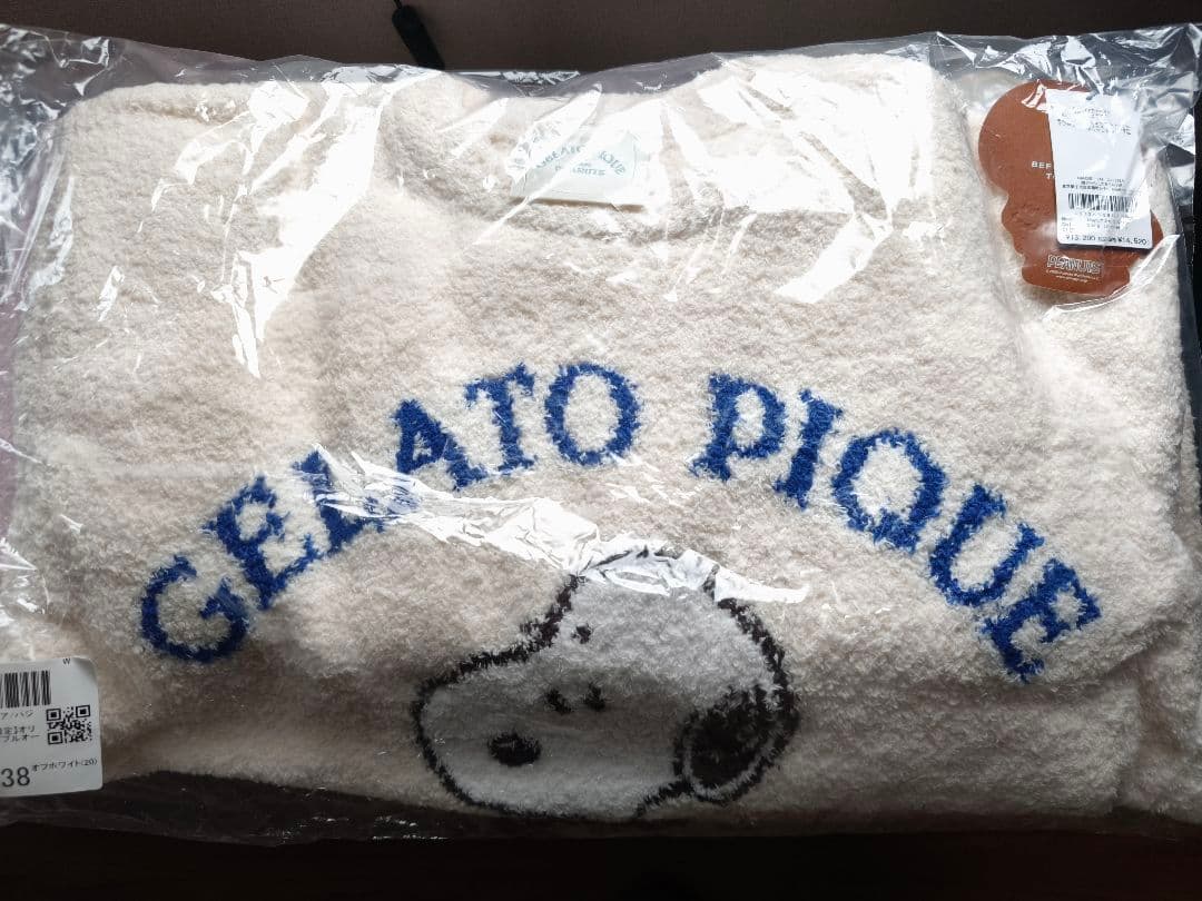 ジェラートピケ スヌーピー　ジャガードプルオーバー＆ショートパンツ