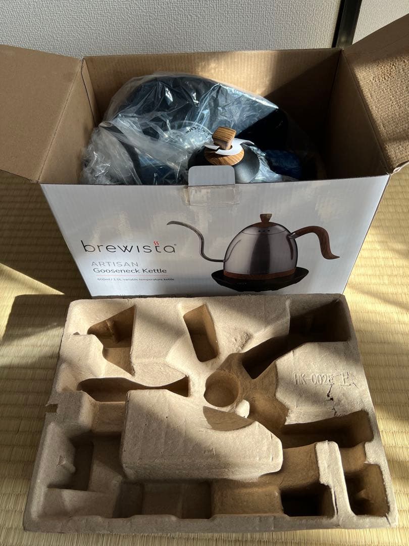 Brewistaグースネックケトル 0.6L パイプクリーニングブラシ付き