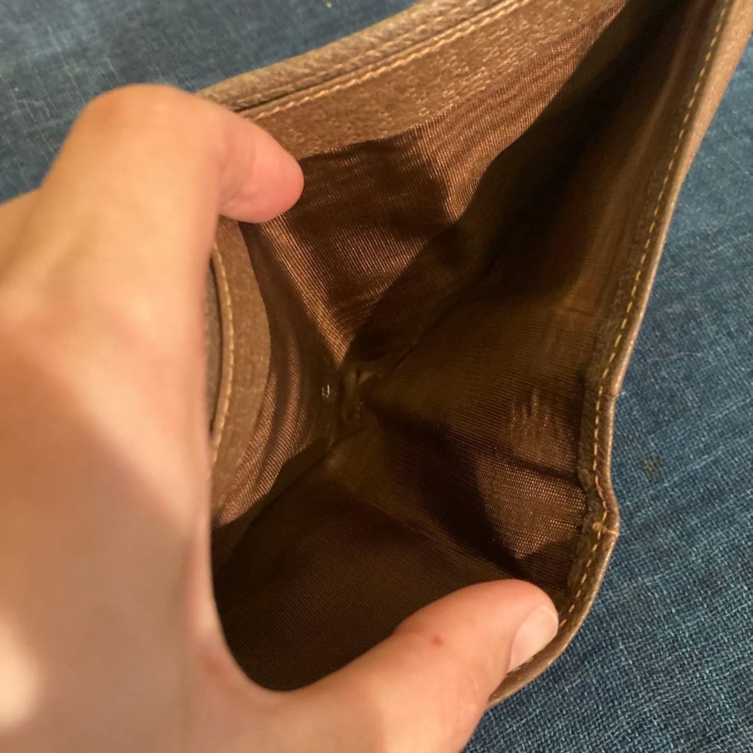 80s GUCCI グッチ　 small wallet 折りたたみ財布