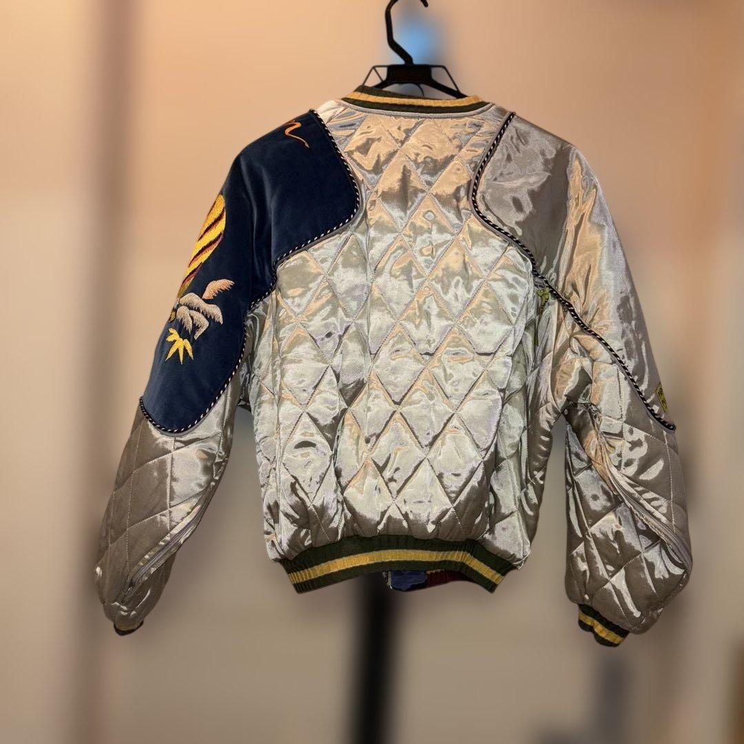 キャピタル　kapital サテンスカジャン虎刺繍