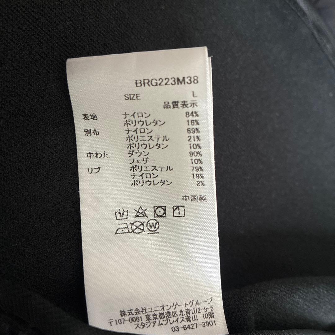 【完売品】【希少】ブリーフィングゴルフ　　　ダウンジャケット　サイズＬ