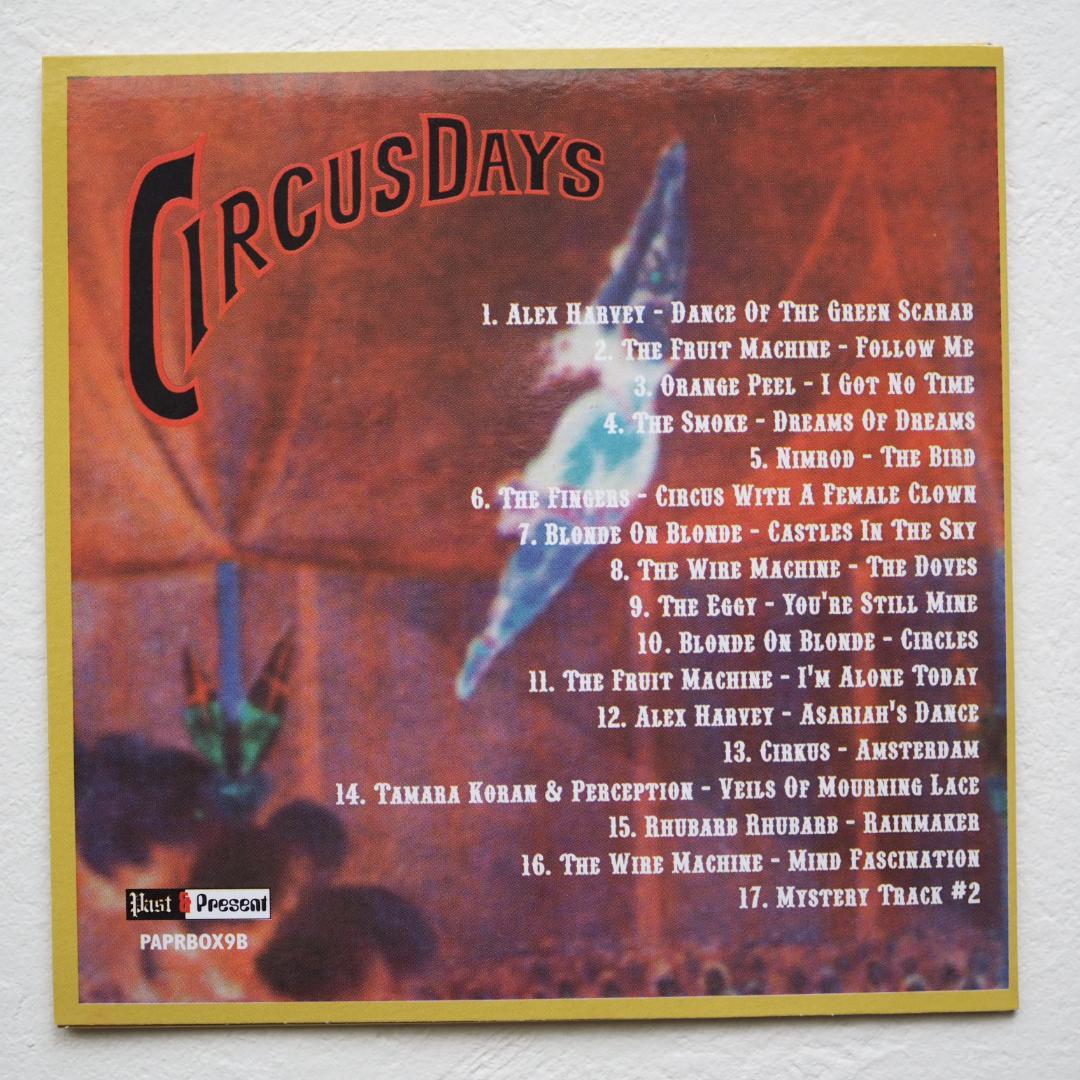 CIRCUS DAYS　イギリス　サイケポップ　紙ジャケCD６枚セット　ボックス