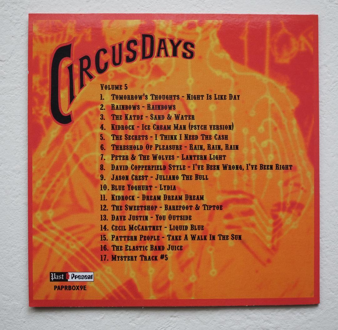 CIRCUS DAYS　イギリス　サイケポップ　紙ジャケCD６枚セット　ボックス