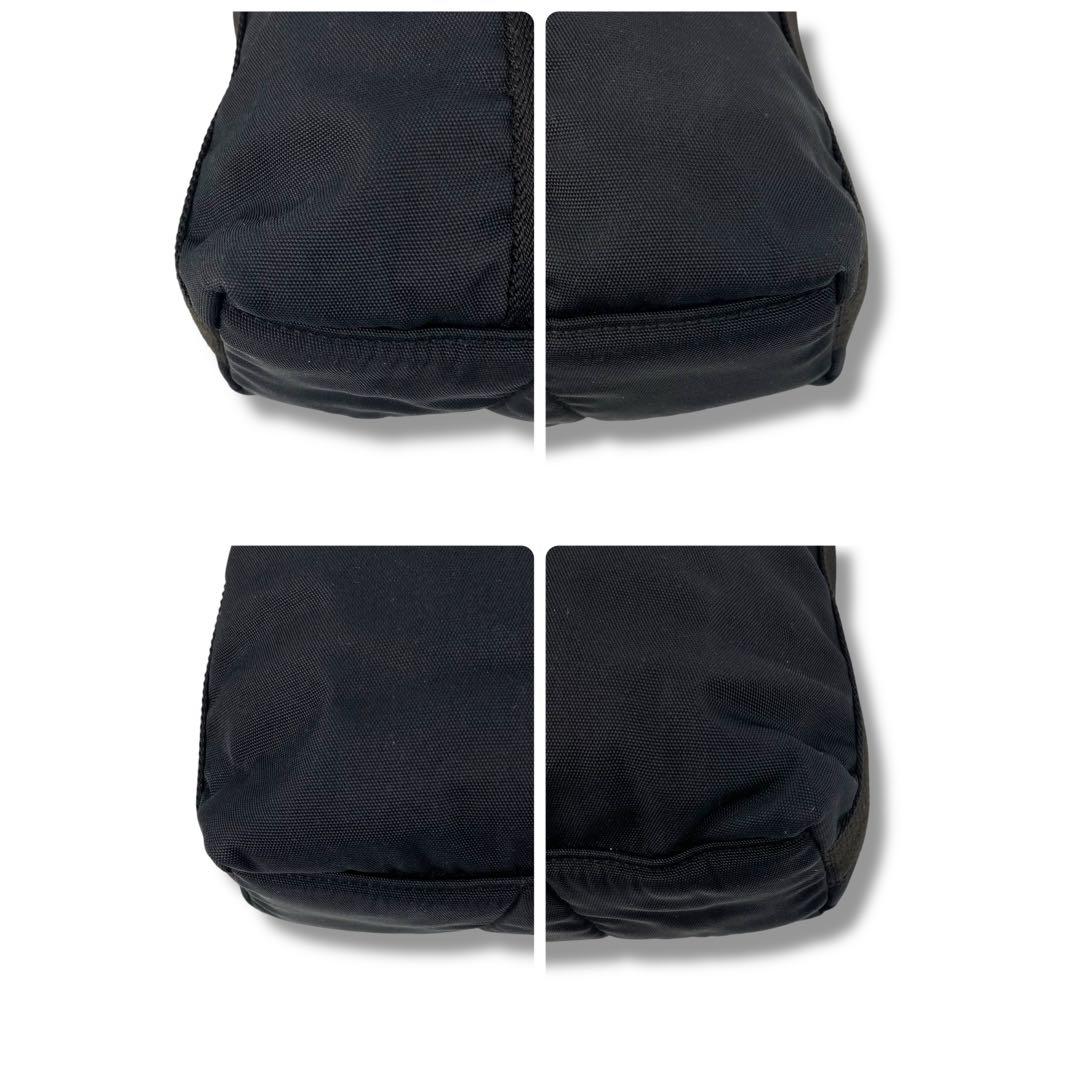 美品 GUCCI グッチ ナイロン メッセンジャーバッグ ショルダーバッグ 黒