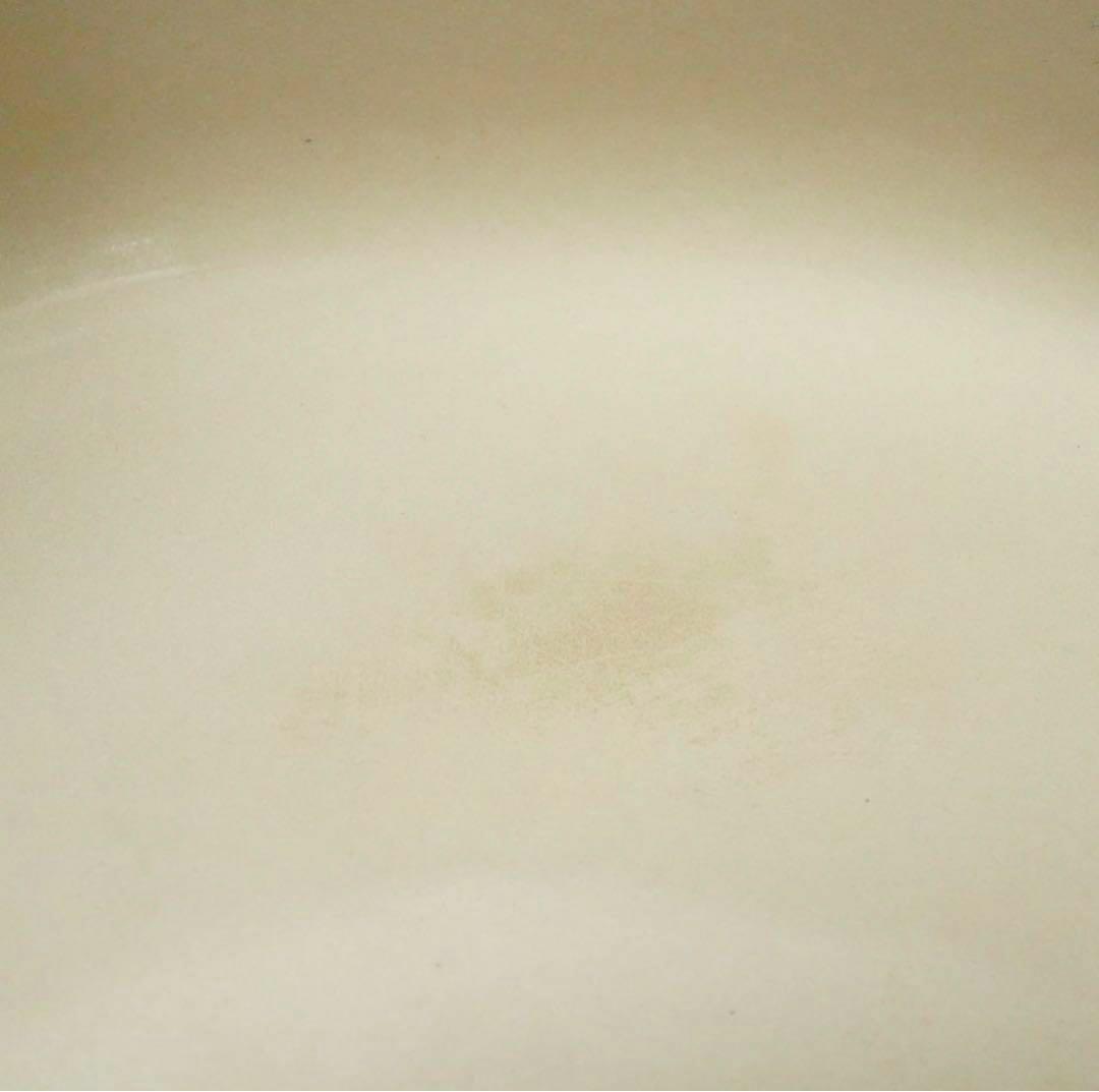 【美品】LE CREUSET　ココット ロンド サフランイエロー　22cm