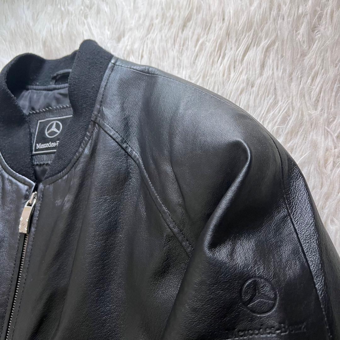 美品！！入手困難！メルセデスベンツ　レザージャケット　本革　ブラック　M