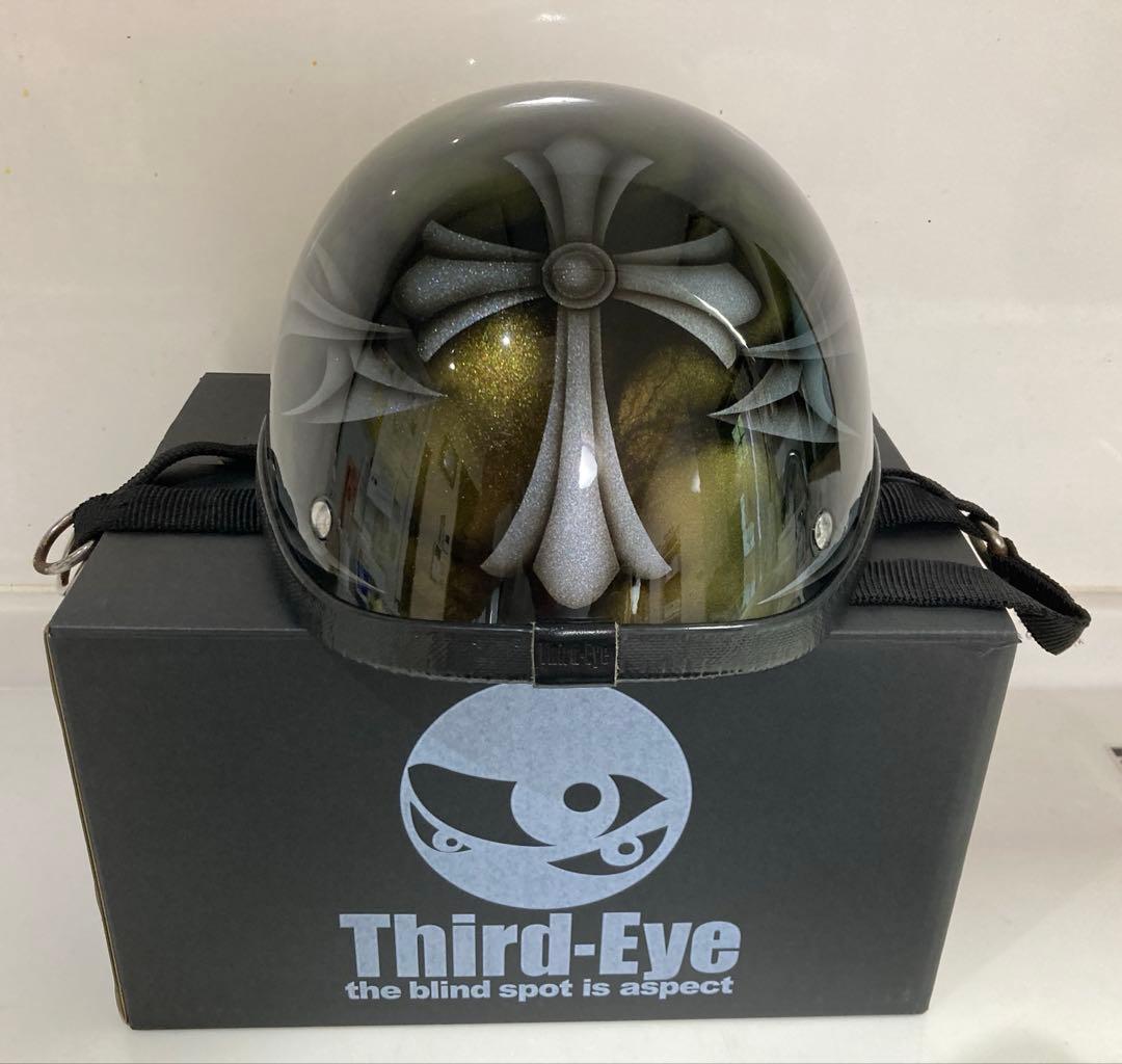 Third-Eye サードアイ　半帽ヘルメット トラバース柄