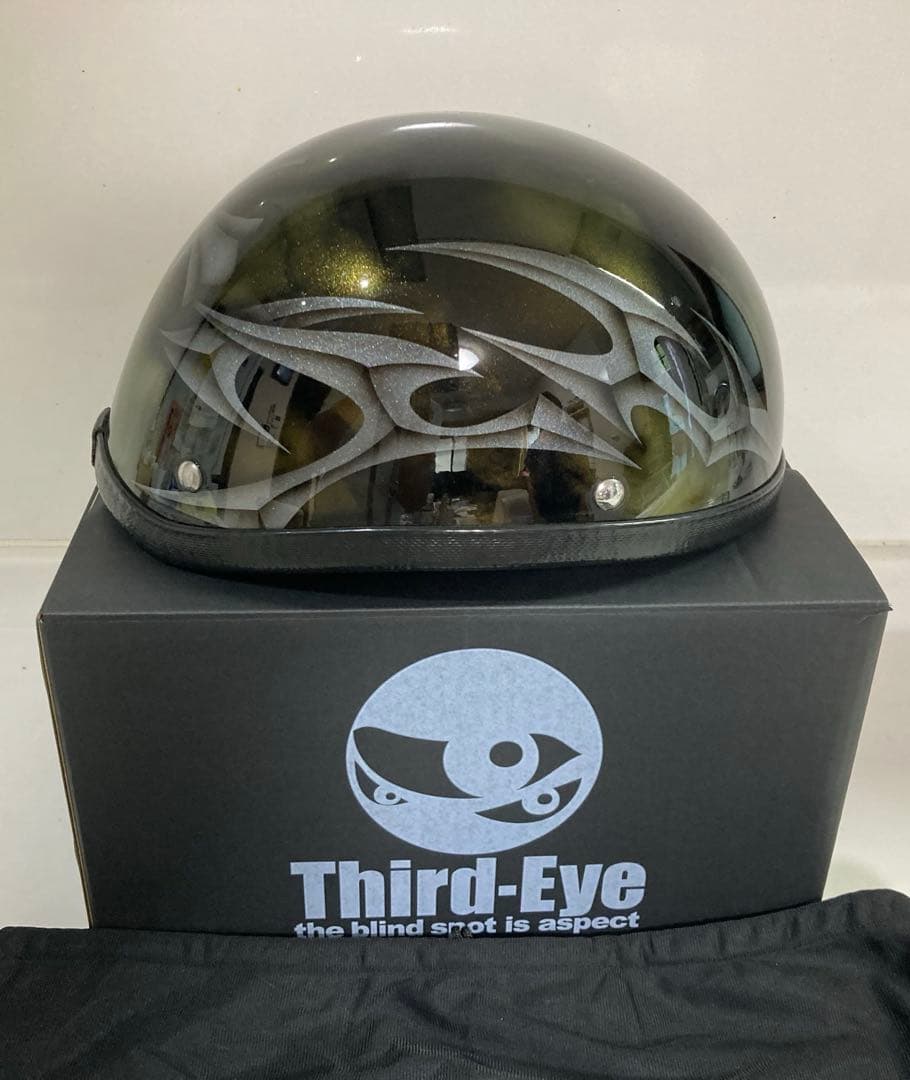 Third-Eye サードアイ　半帽ヘルメット トラバース柄
