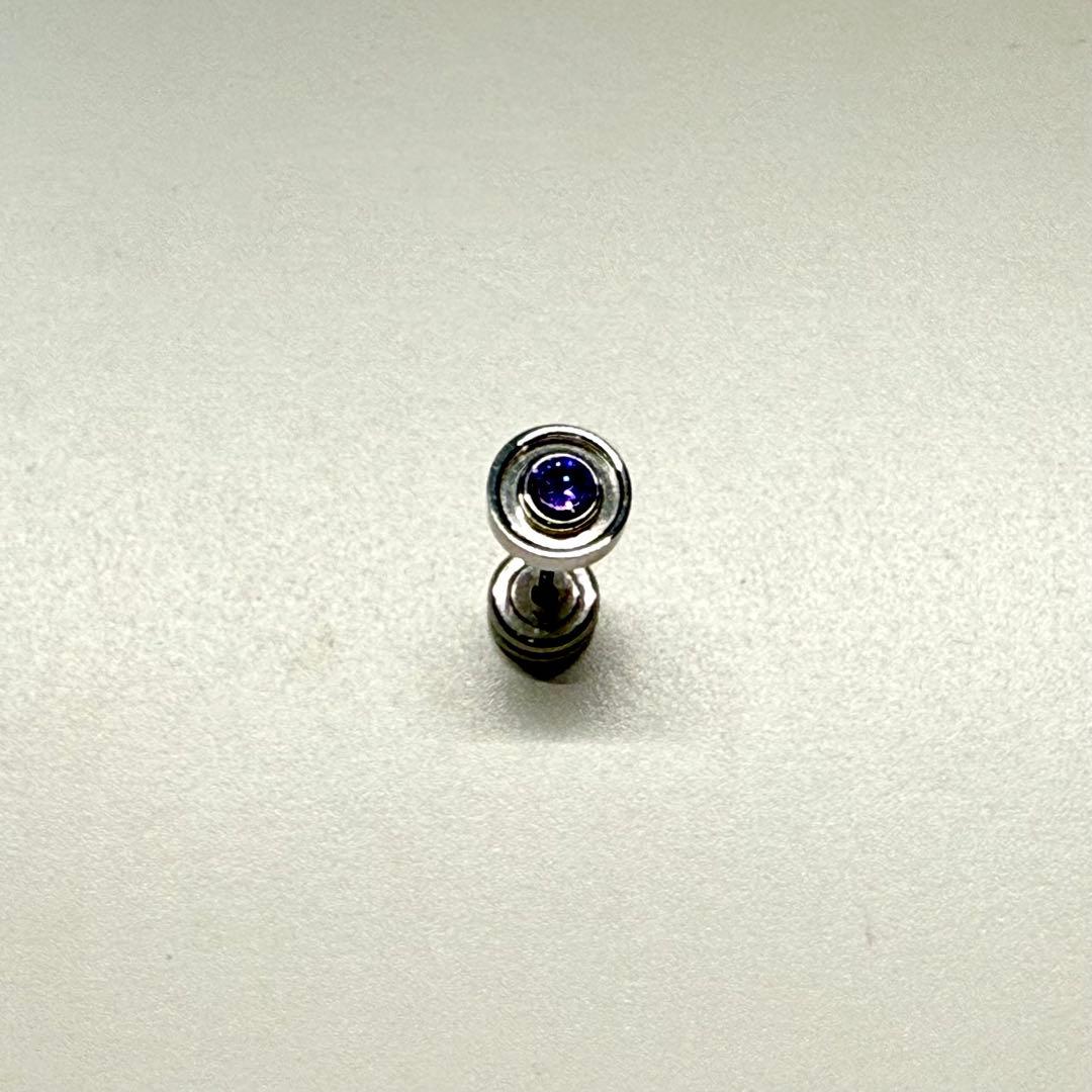 SCOMMAG 片耳用 ステンレスピアス 2個セット