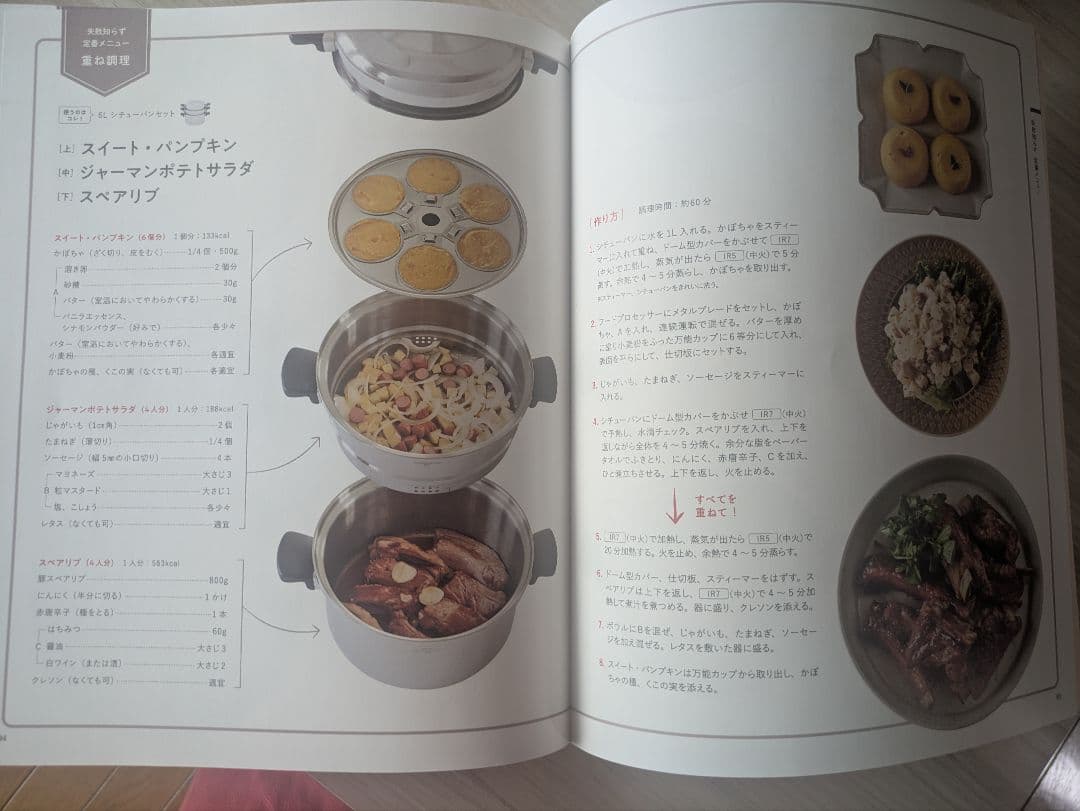 新品/アムウェイクイン・クック/ステンレス製 二重鍋 蒸し器付/6L