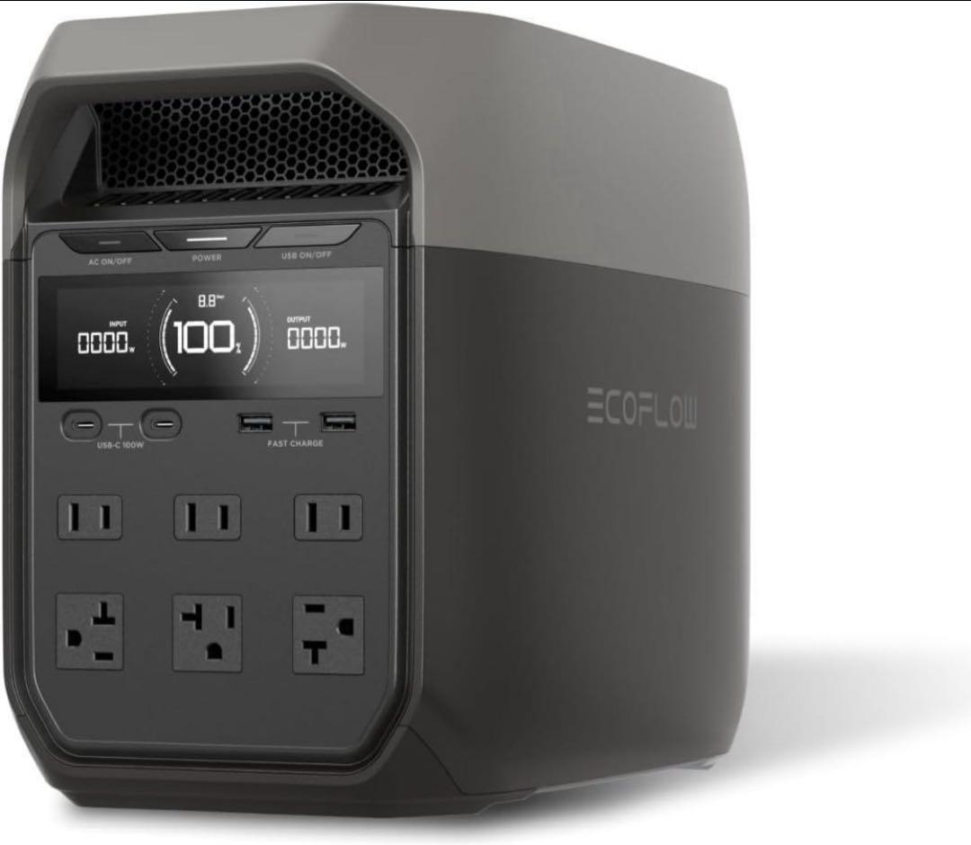 【新品】EcoFlow(エコフロー) ポータブル電源 デルタ３ DELTA3